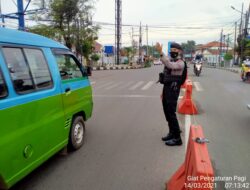 Ditsamapta Polda Banten Berikan Rasa Nyaman warga Dengan Atur Lalin pagi Hari