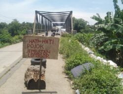 Jembatan Cipunagara Sepanjang 80 Meter Terancam Ambruk Diduga proyek Abal-abal