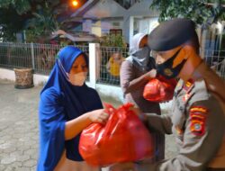 Patroli Skala Besar Di Banda Aceh, Lagi Bagikan Puluhan Paket Sembako