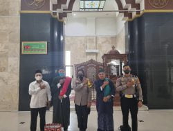 Silaturahmi Kapolres dengan Pengurus Masjid Agung Al-Musabaqoh Subang