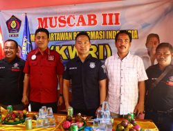 Jalin Sinergisitas, Kasat Intelkam Polres Tubaba Polda Lampung Kunjungi Kantor DPC KWRI Tubaba.