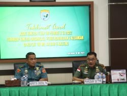 Kodam XII/Tpr Terima Taklimat Awal Pelaksanaan kegiatan Audit Kinerja Periode II Itjen TNI