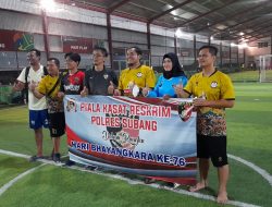 Turnamen Futsal Piala Kasat Reskrim Polres Subang