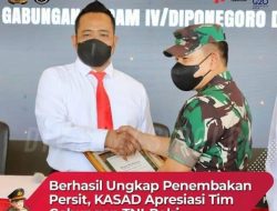 Berhasil Ungkap Penembakan Persit, KASAD Apresiasi Tim Gabungan TNI-Polri
