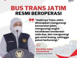 Bus Trans Jatim Resmi Beroperasi