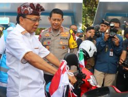 Kapolda Bali Hadiri Parade Konversi Sepeda Motor BBM ke Listrik