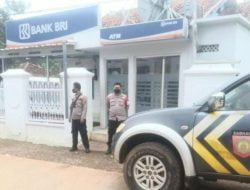 Polsek Cikaum Lakukan Patroli Objek Vital Bank BRI Unit Tanjungsari