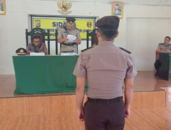 Terbukti Melanggar, Tiga Personel Polres Buol Diberhentikan Tidak Dengan Hormat Dari Dinas Kepolisian Pada Sidang KKEP