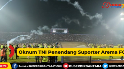Oknum TNI Penendang Suporter Arema FC Minta Maaf kepada Korban