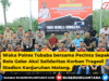 Waka Polres Tubaba bersama Pecinta Sepak Bola Gelar Aksi Solidaritas Korban Tragedi Stadion Kanjuruhan Malang.