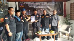 DPC BPPKB banten Kota Bogor Terima SK..