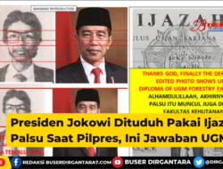 Presiden Jokowi Dituduh Pakai Ijaza Palsu Saat Pilpres, Ini Jawaban UGM