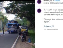 Sopir Bus Ugal-ugalan Dihukum Push Up Oleh Anggota TNI