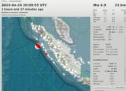 Gempabumi Tektonik M7.3 di Pantai Barat Sumatera, Kabupaten Kepulauan Mentawai, Berpotensi Tsunami