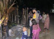 Pipa Gas Rumah Tangga Bocor di Cut Mamplam, Personel Polsek Muara Dua Datangi TKP