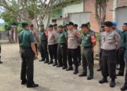 Tingkatkan Sinergitas TNI-Polri, Polsek Nisam dan Koramil 23 Nisam Gelar Apel Gabungan